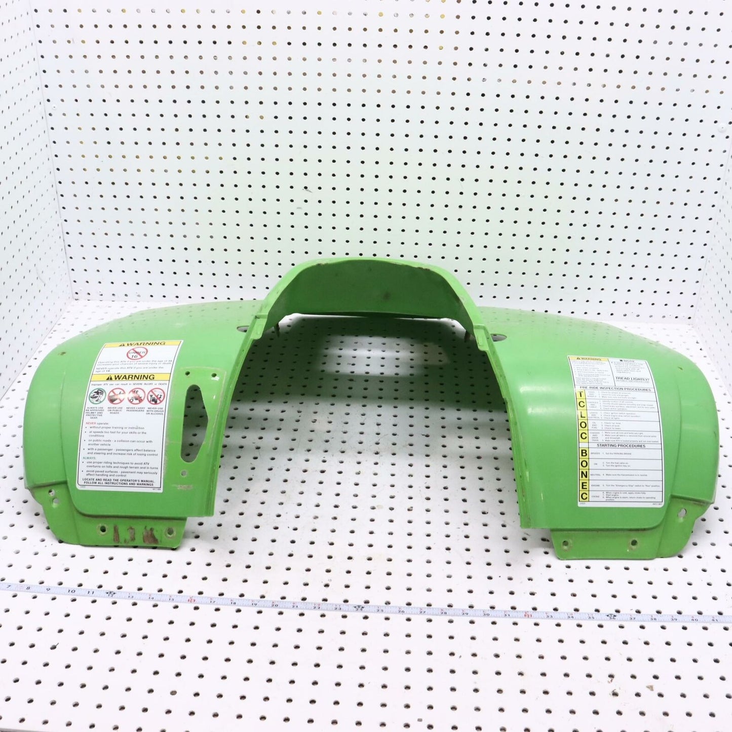 2004 ARCTIC CAT 650 FRONT FENDER PANEL FENDER FR LIME GREEN 0506-721