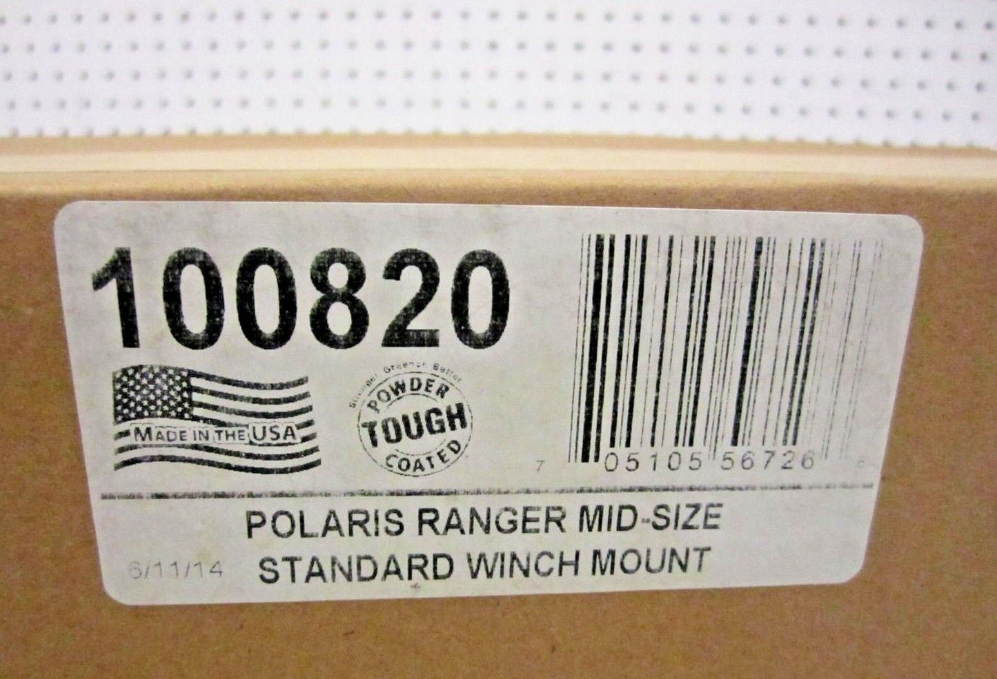 POLARIS RANGER MID SIZE WINCH MOUNT KFI K 100820 NEW OLD STOCK