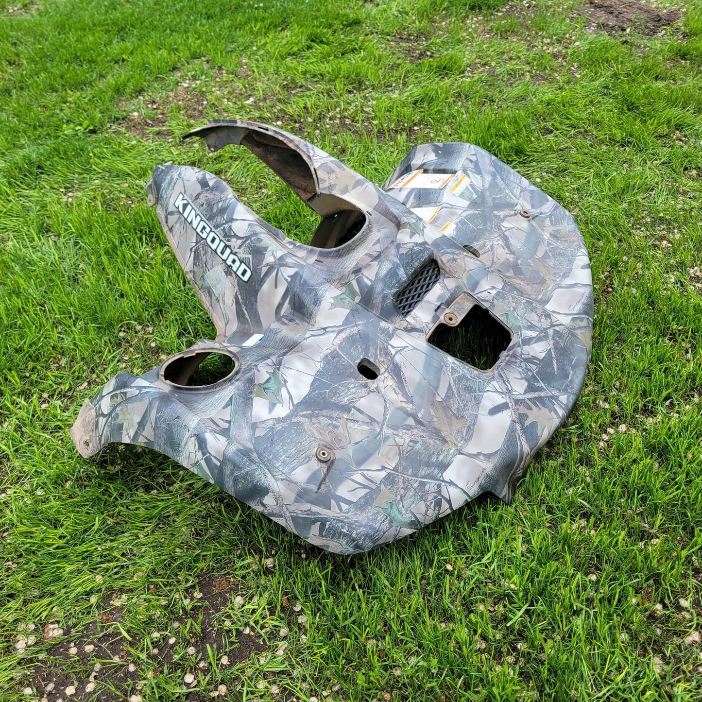 2016 SUZUKI KING QUAD 500 FRONT FENDER CAMO 53111-31GC3-PHW 53111-31G41-PHW