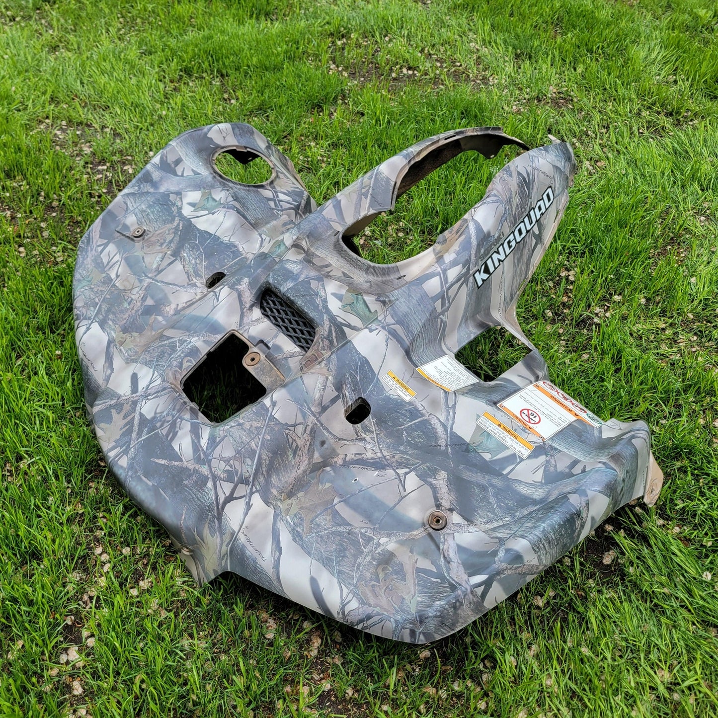 2016 SUZUKI KING QUAD 500 FRONT FENDER CAMO 53111-31GC3-PHW 53111-31G41-PHW