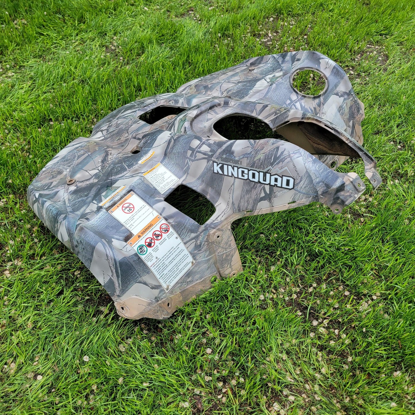 2016 SUZUKI KING QUAD 500 FRONT FENDER CAMO 53111-31GC3-PHW 53111-31G41-PHW