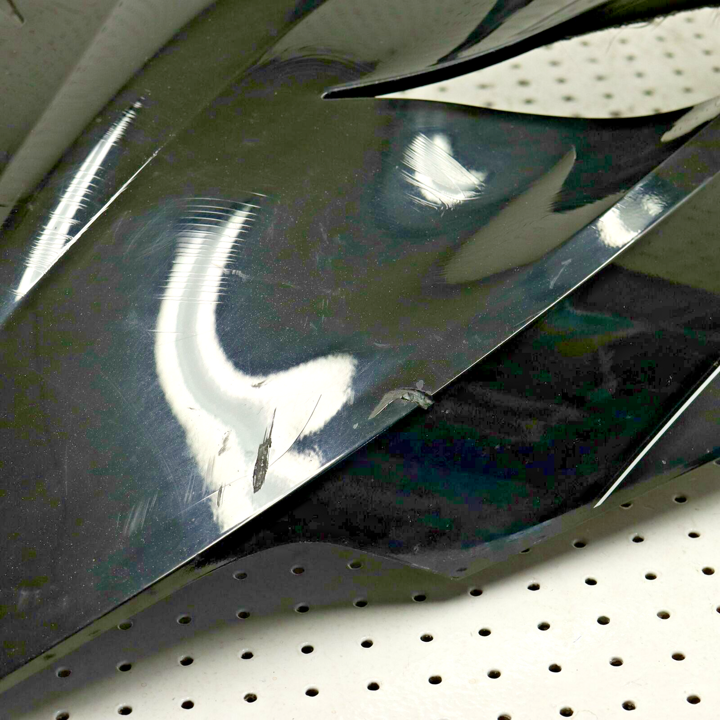 2007 POLARIS RMK 600 HOOD SHROUD 2633450-177 CRACKED SCRATCHED NO SHIPPING!