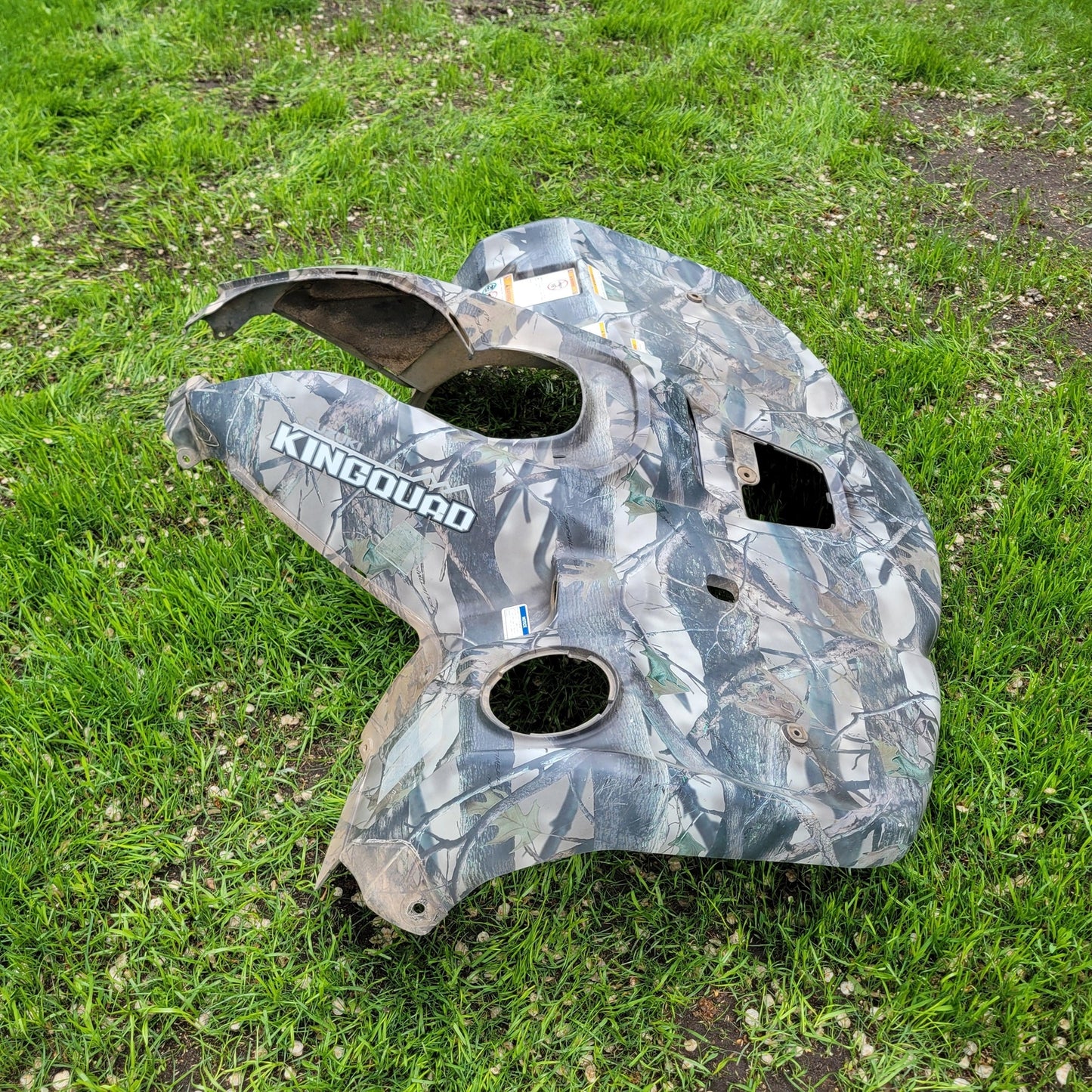 2016 SUZUKI KING QUAD 500 FRONT FENDER CAMO 53111-31GC3-PHW 53111-31G41-PHW