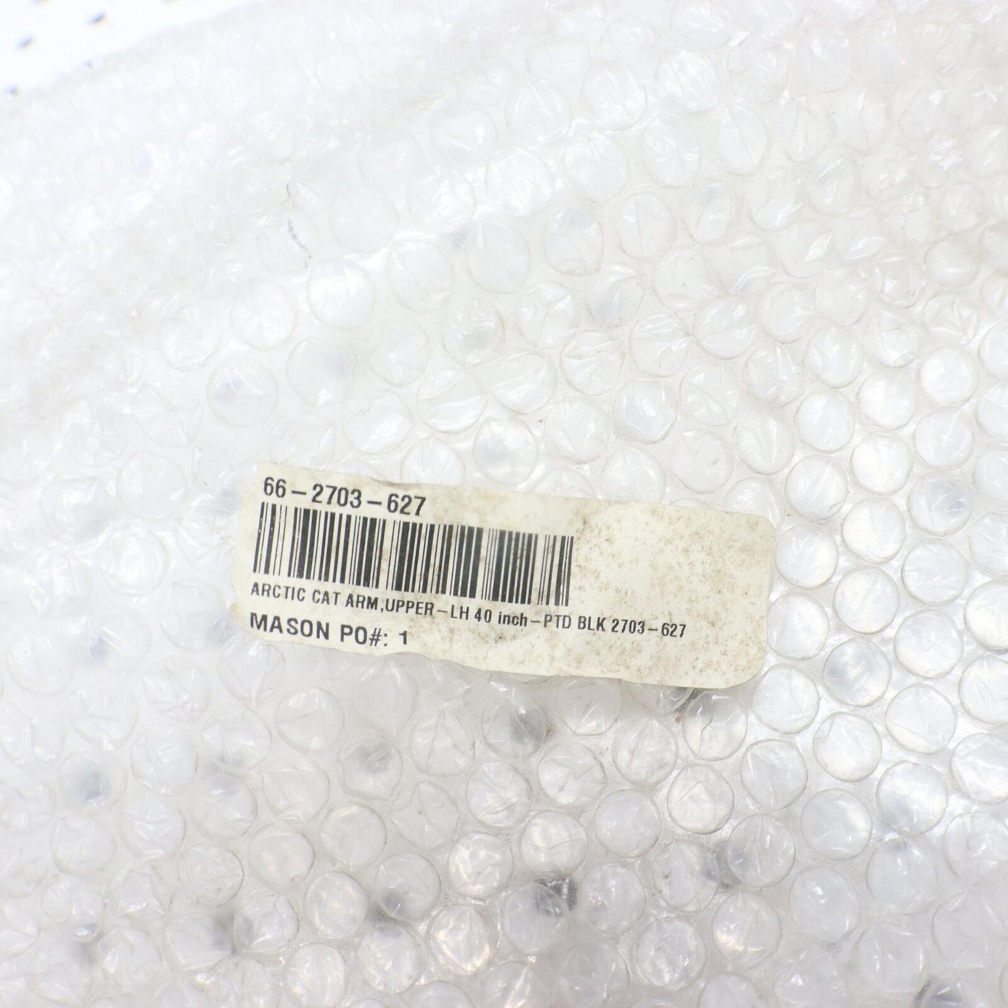 NEW ARCTIC CAT FRONT UPPER LEFT CONTROL A ARM 40" 2703-627 IN BUBBLE WRAP NOS