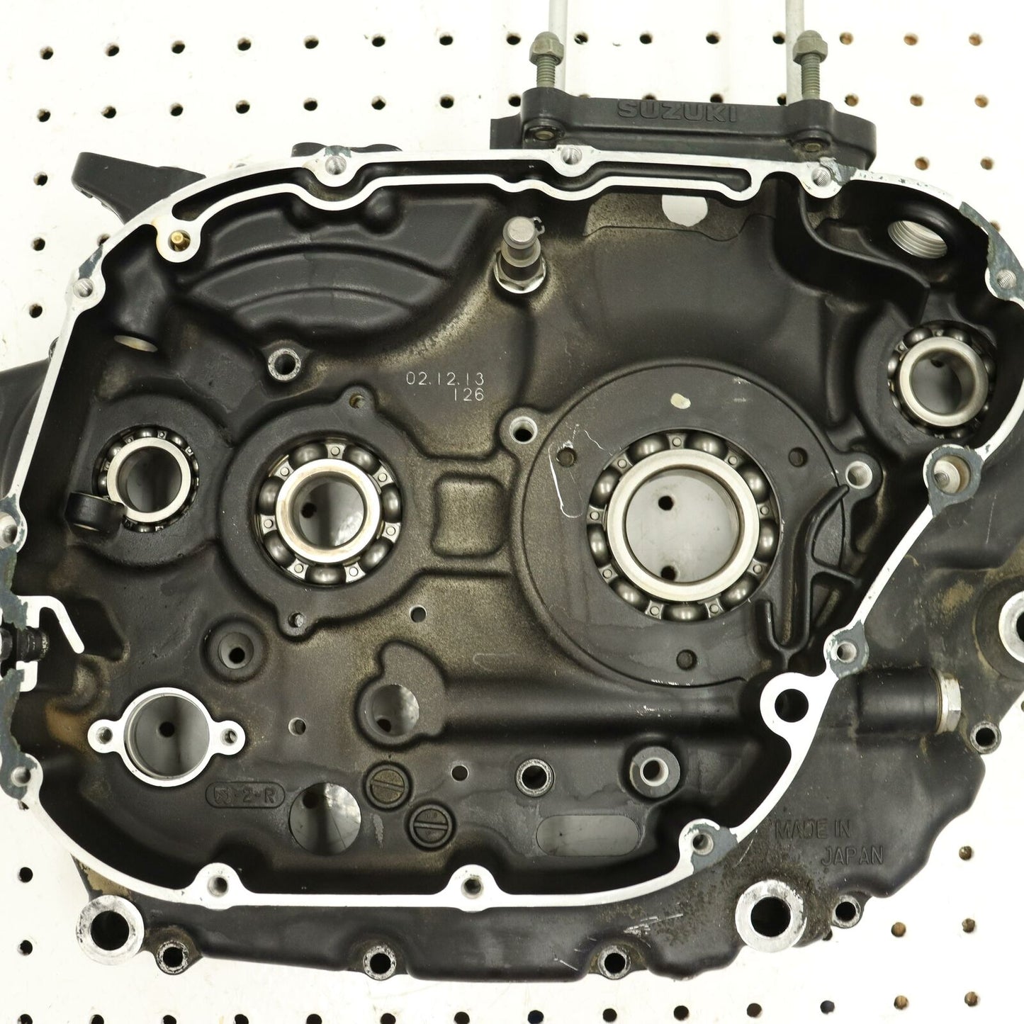 2003 SUZUKI SAVAGE 650 ENGINE MOTOR CRANKCASE CRANK CASES BLOCK 11301-24812