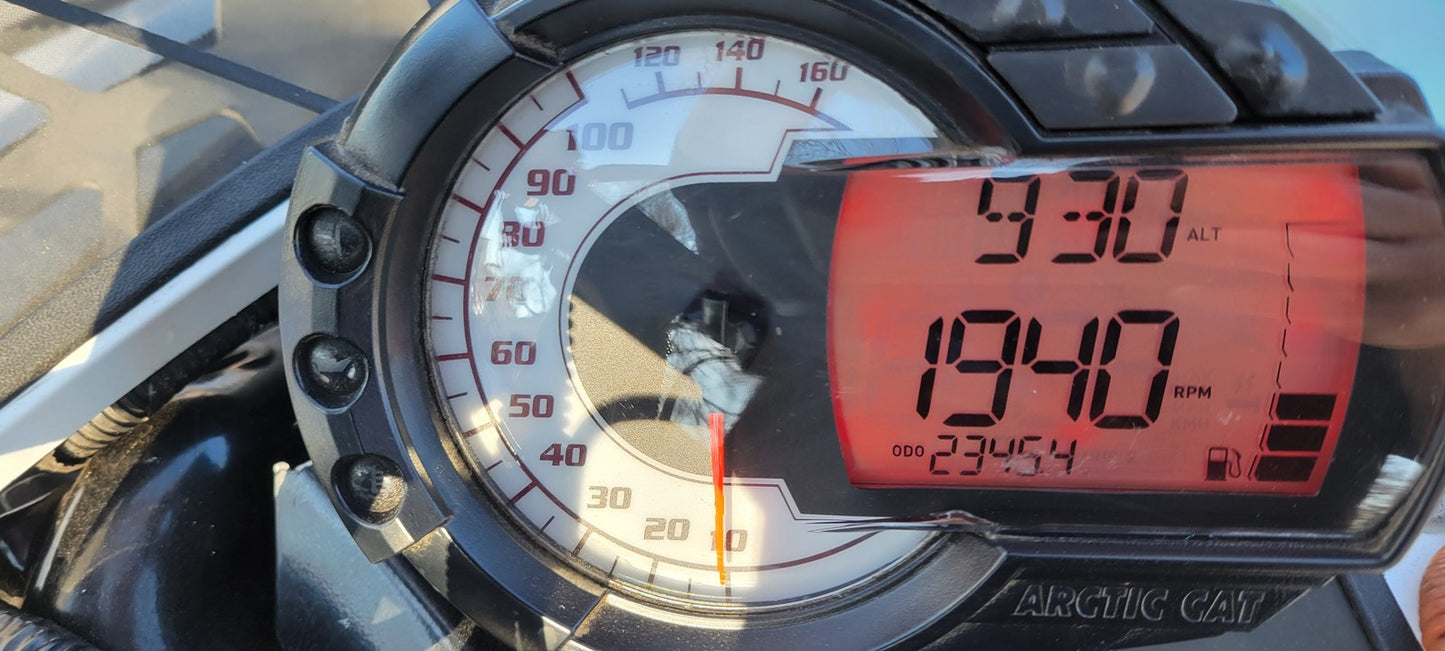 2012 Arctic Cat Proclimb M800 Gauge Speedometer 0620-366 2345.4 MI 141.4 HRS