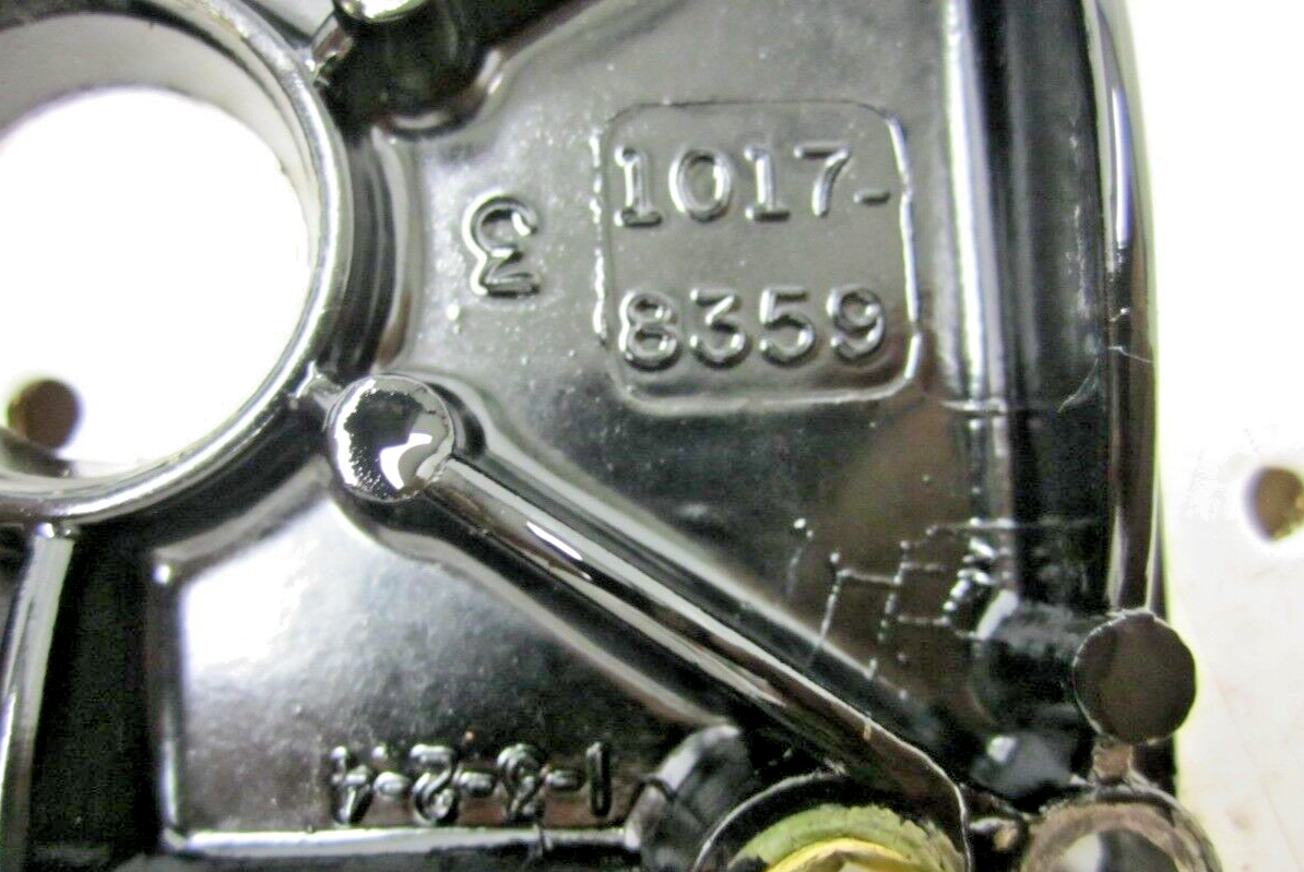 1986 MERCURY 45HP LONG SHAFT 1045726 CYLINDER BLOCK COVER ASSEMBLY 7054A1 8360A1