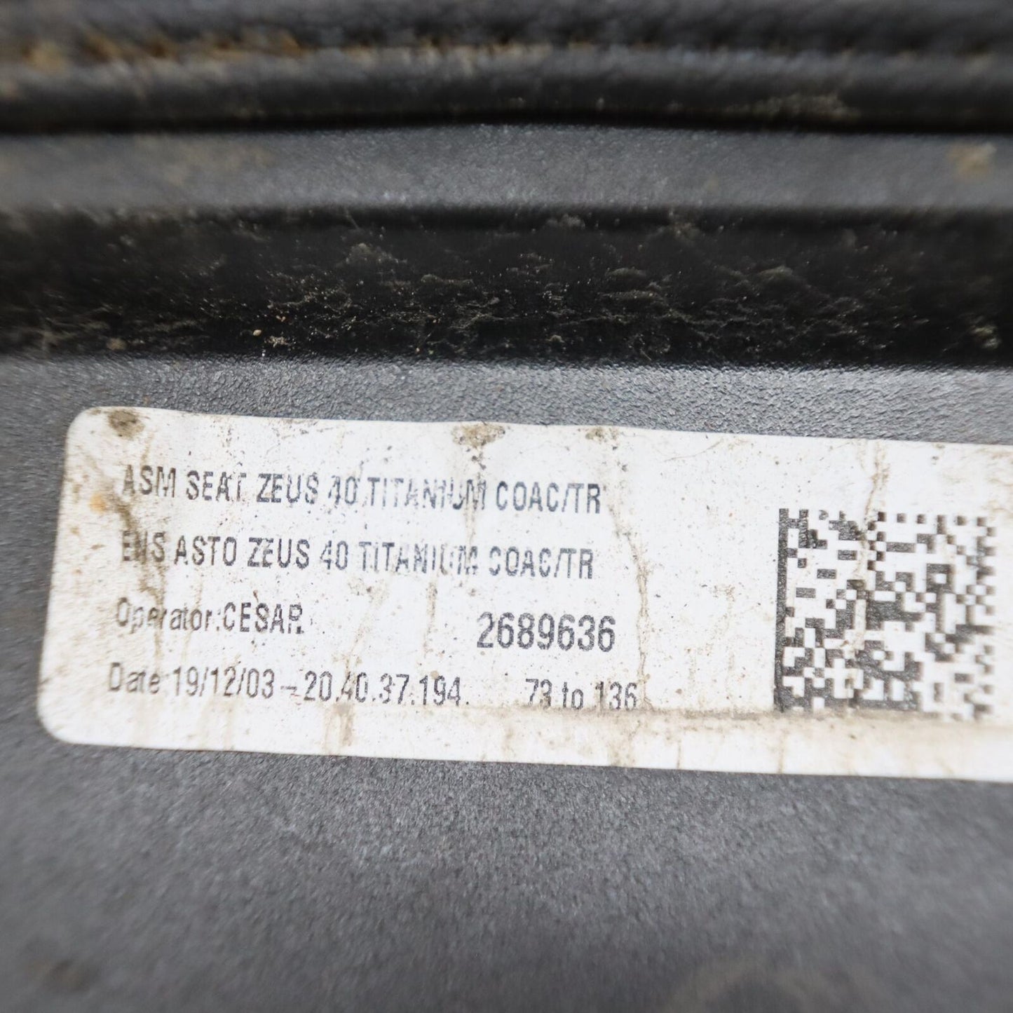 2020 Polaris Ranger XP 1000 Crew SEAT BOTTOM ASSEMBLY 2689636