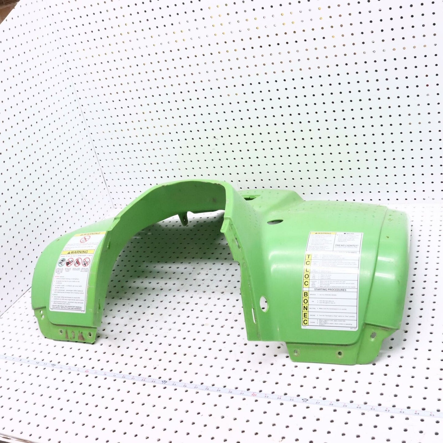 2004 ARCTIC CAT 650 FRONT FENDER PANEL FENDER FR LIME GREEN 0506-721