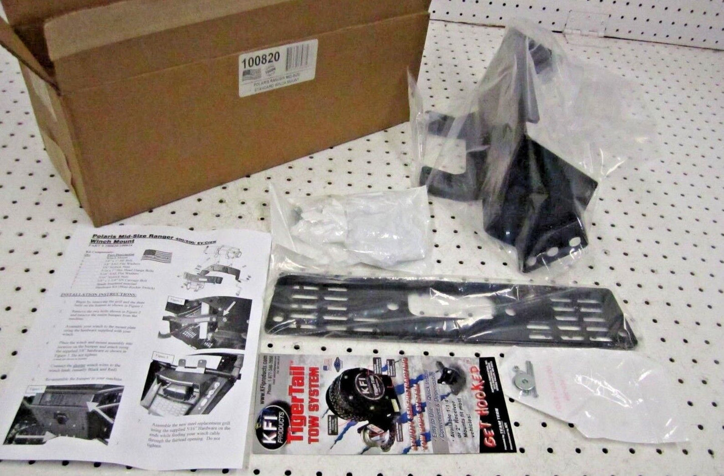 POLARIS RANGER MID SIZE WINCH MOUNT KFI K 100820 NEW OLD STOCK