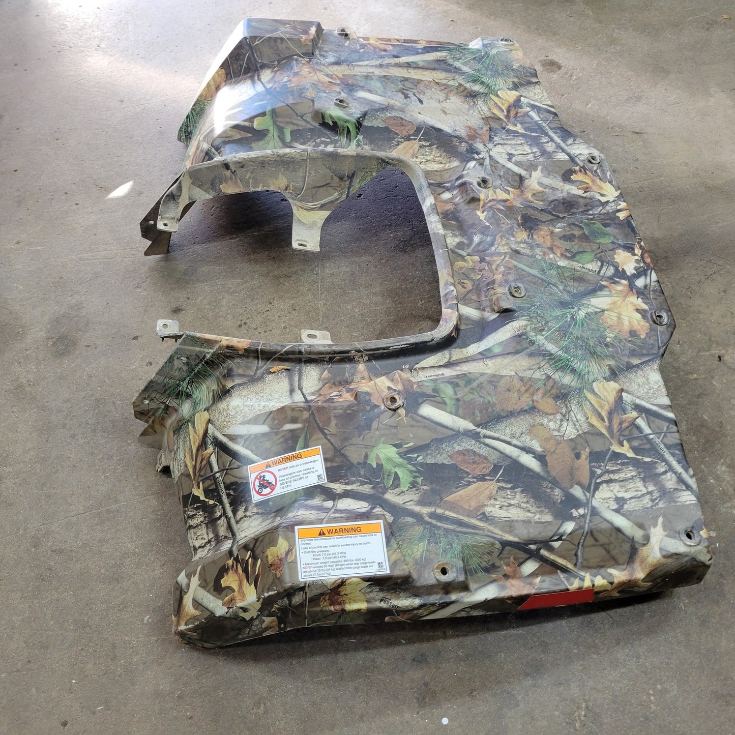 2016 Polaris Sportsman 570 Rear Fender PURSUIT CAMO 2635227-587