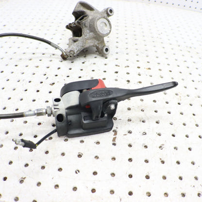 2006 POLARIS RMK 700 HAND BRAKE LEVER MASTER CYLINDER 2202785; 2202742