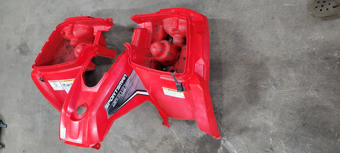 2012 Polaris Sportsman 500 Front Fender 2634162-293 2636420-293 INDY RED