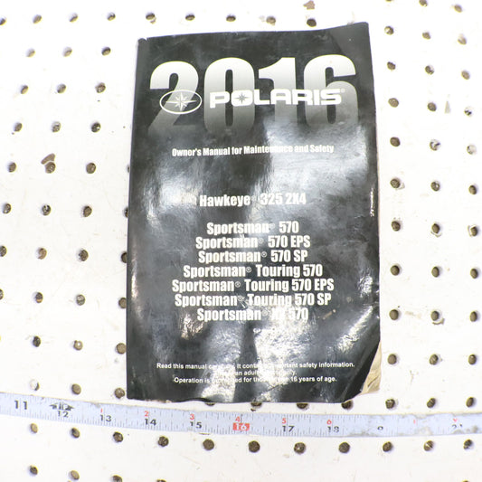 2016 Polaris Sportsman 570 Owners Manual 9926438