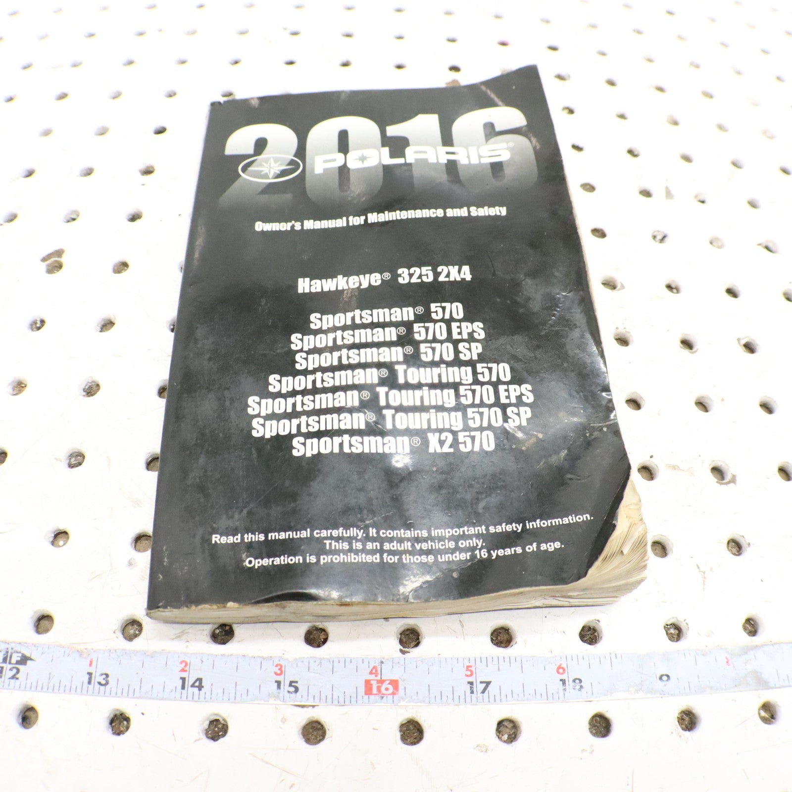 2016 Polaris Sportsman 570 Owners Manual 9926438