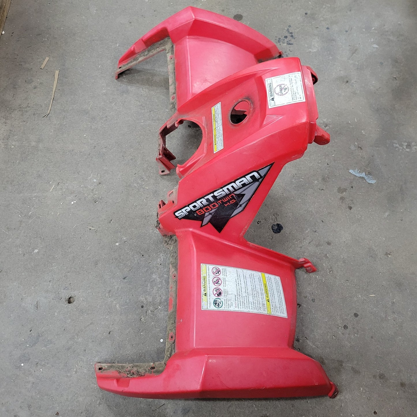 2009 Polaris Sportsman 800 Front Fender 5437844-293; 2634094-293