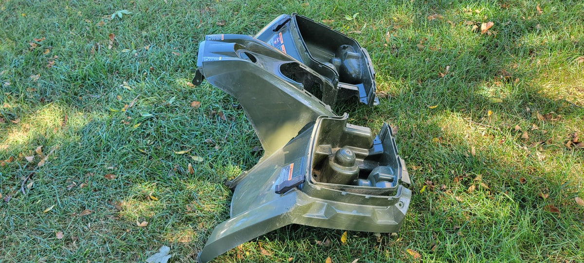2017 Polaris Sportsman 450 Front Fender 2636420-498 GREEN, CRACK