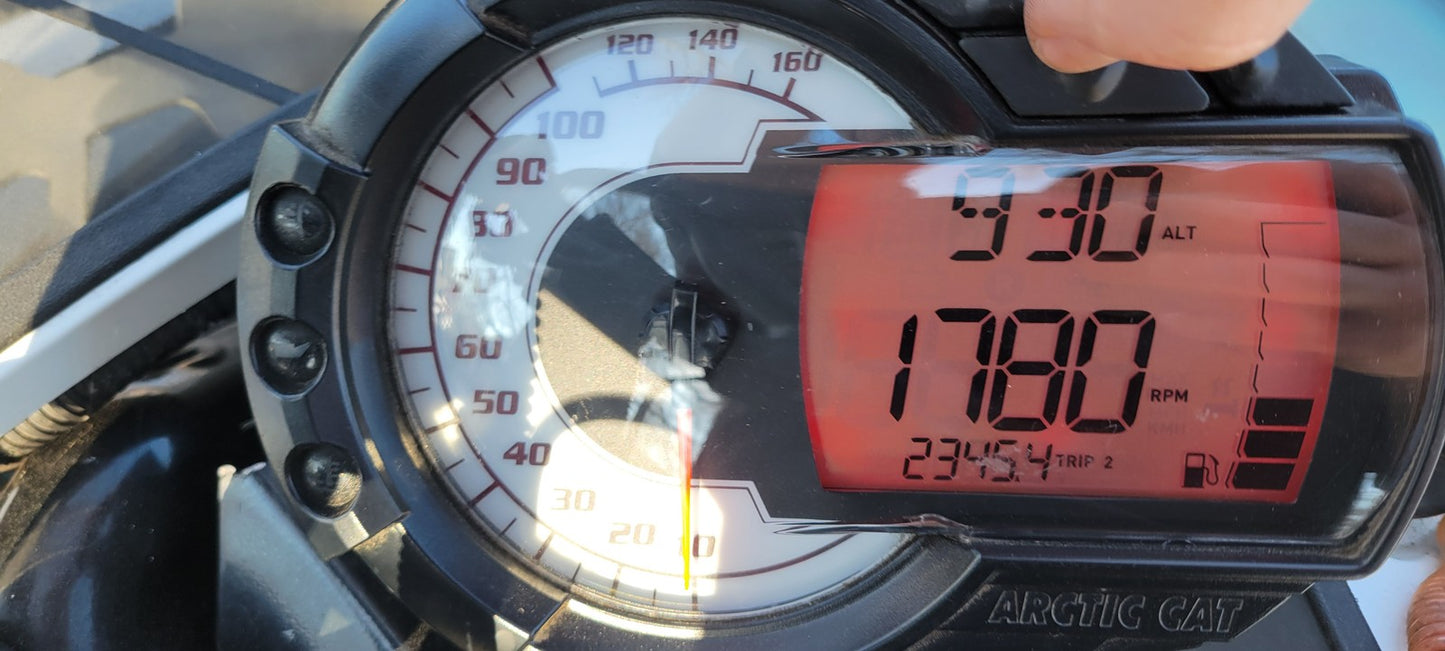 2012 Arctic Cat Proclimb M800 Gauge Speedometer 0620-366 2345.4 MI 141.4 HRS