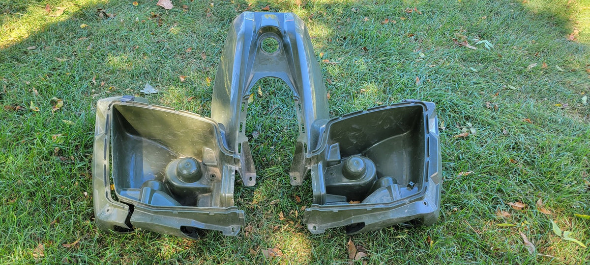 2017 Polaris Sportsman 450 Front Fender 2636420-498 GREEN, CRACK
