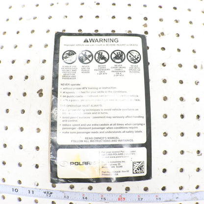 2016 Polaris Sportsman 570 Owners Manual 9926438