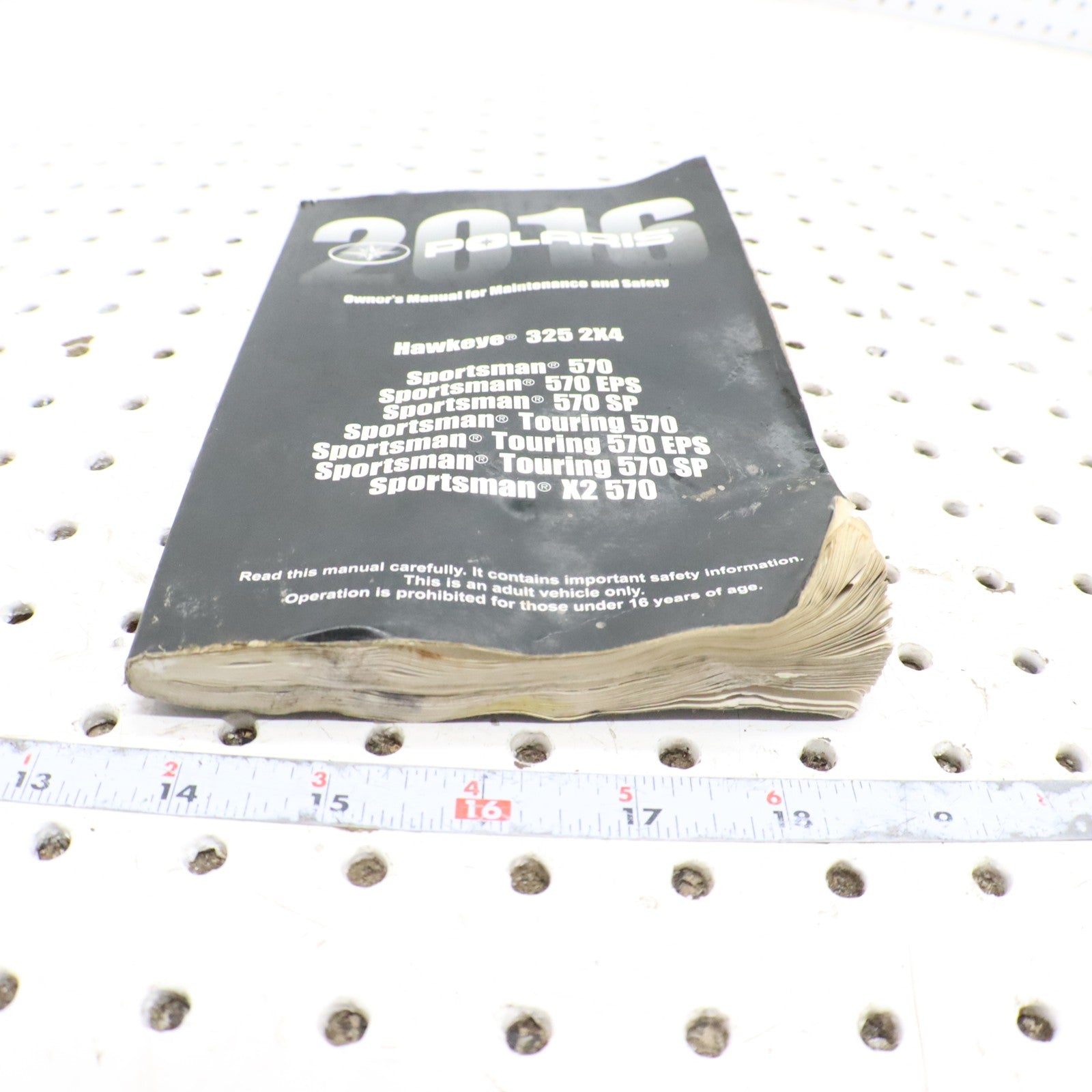 2016 Polaris Sportsman 570 Owners Manual 9926438