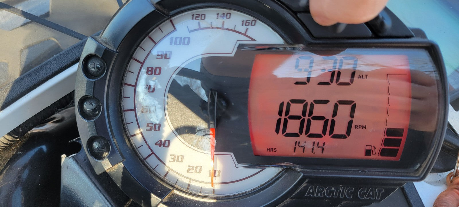 2012 Arctic Cat Proclimb M800 Gauge Speedometer 0620-366 2345.4 MI 141.4 HRS