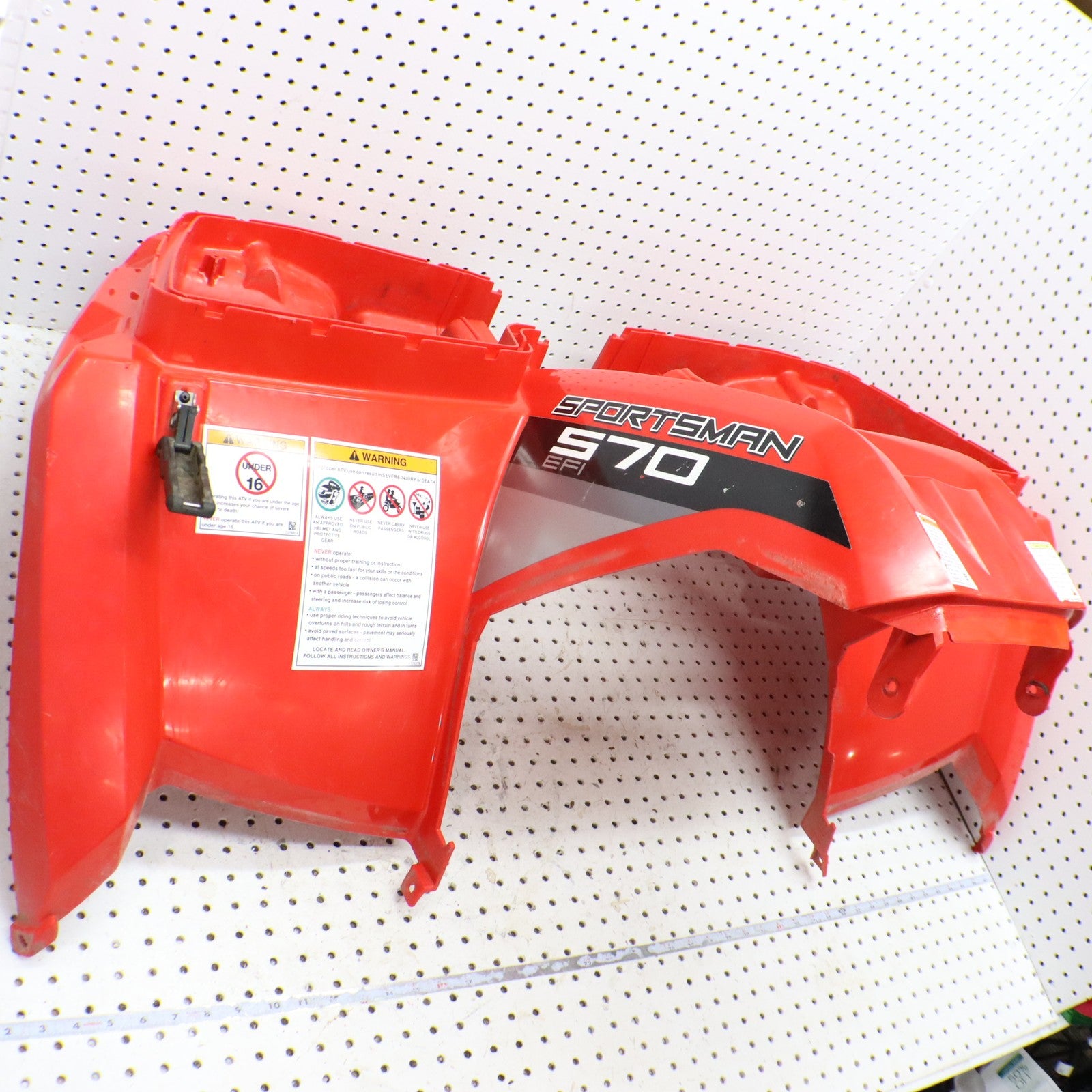 2014 Polaris Sportsman 570 Front Fender 2634162-293; 2636420-293 INDY RED