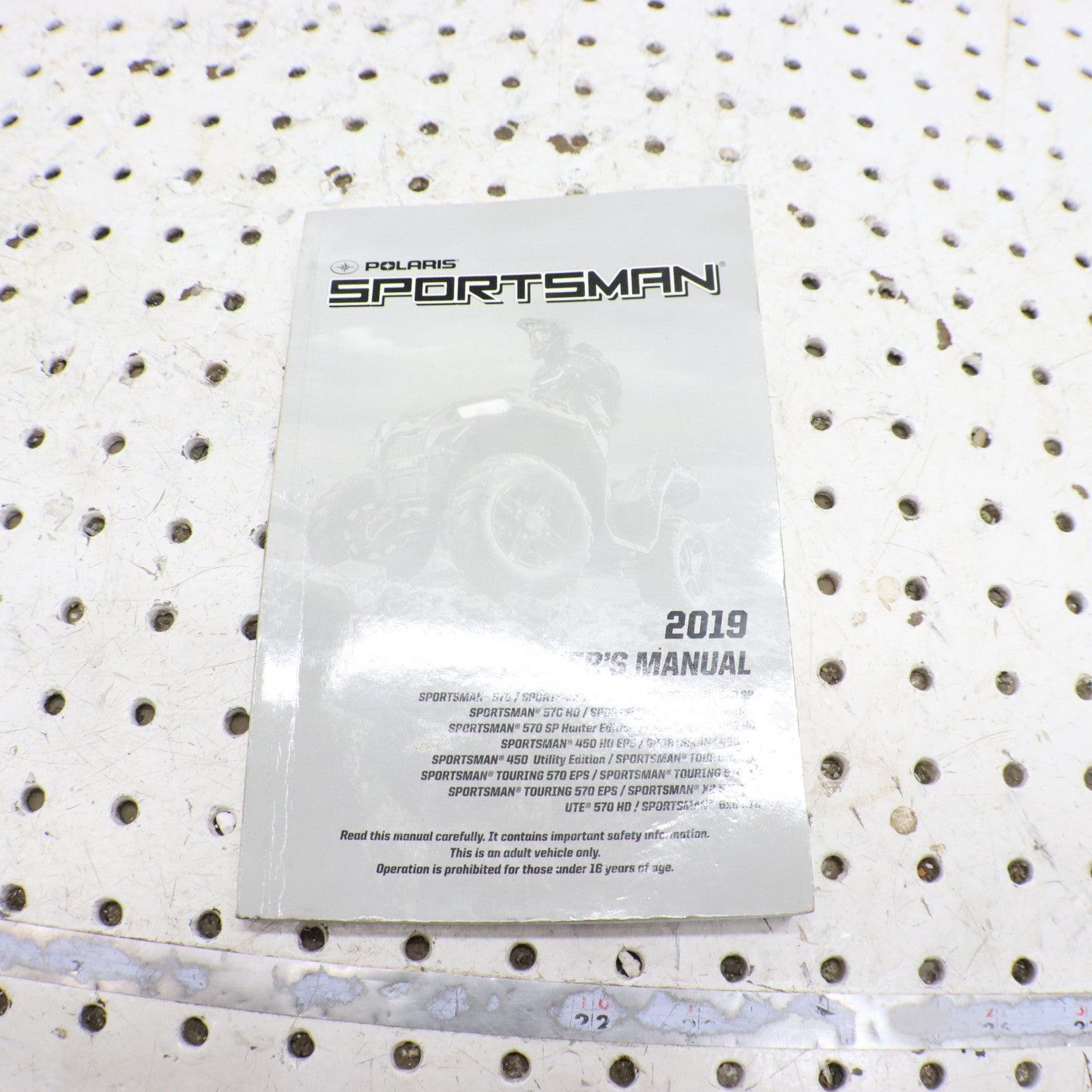 2019 Polaris Sportsman 570 Owners Manual 9929536