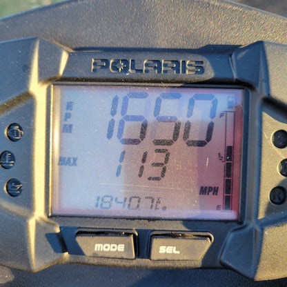2016 Polaris Rush 800 Gauge Speedometer Display 2412901 148.1 HRS 4624 MIELS