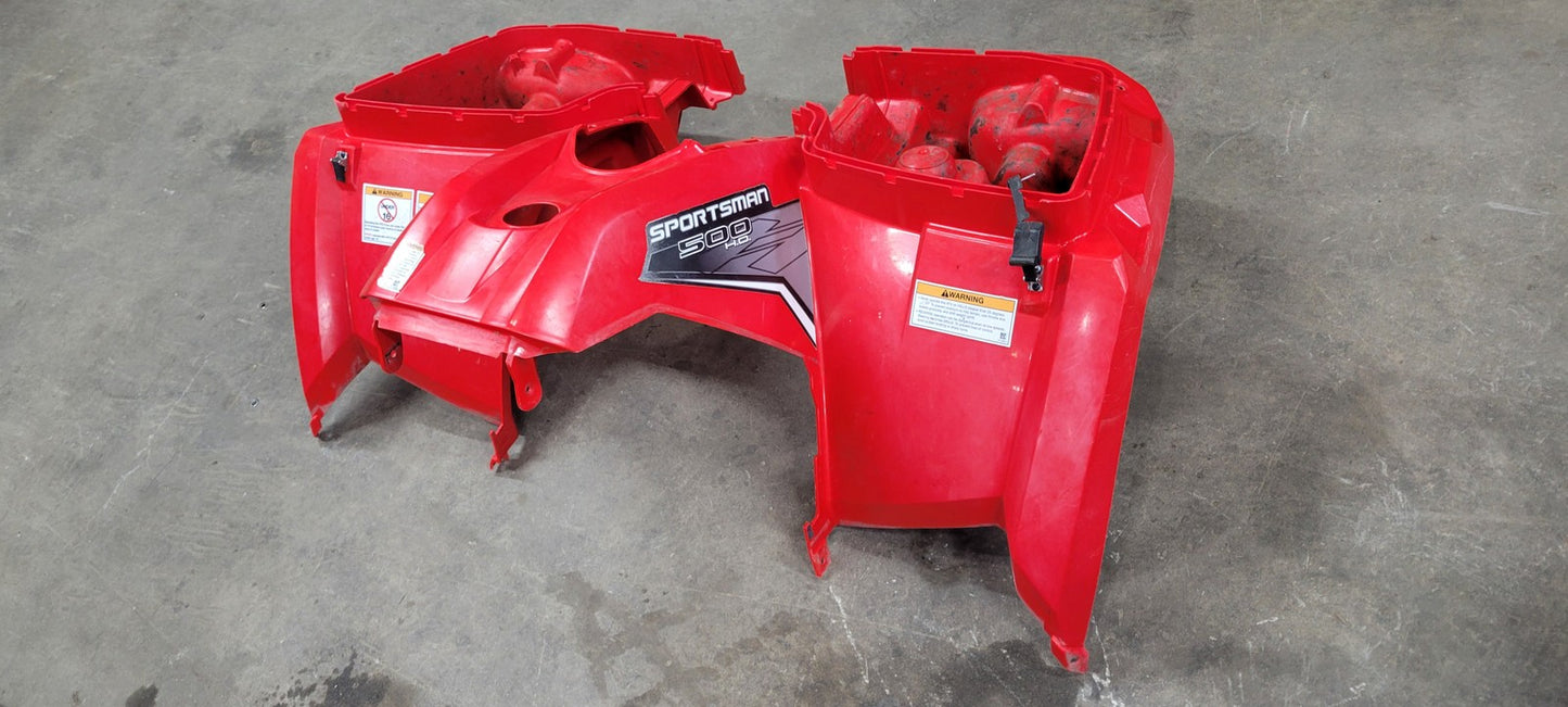 2012 Polaris Sportsman 500 Front Fender 2634162-293 2636420-293 INDY RED