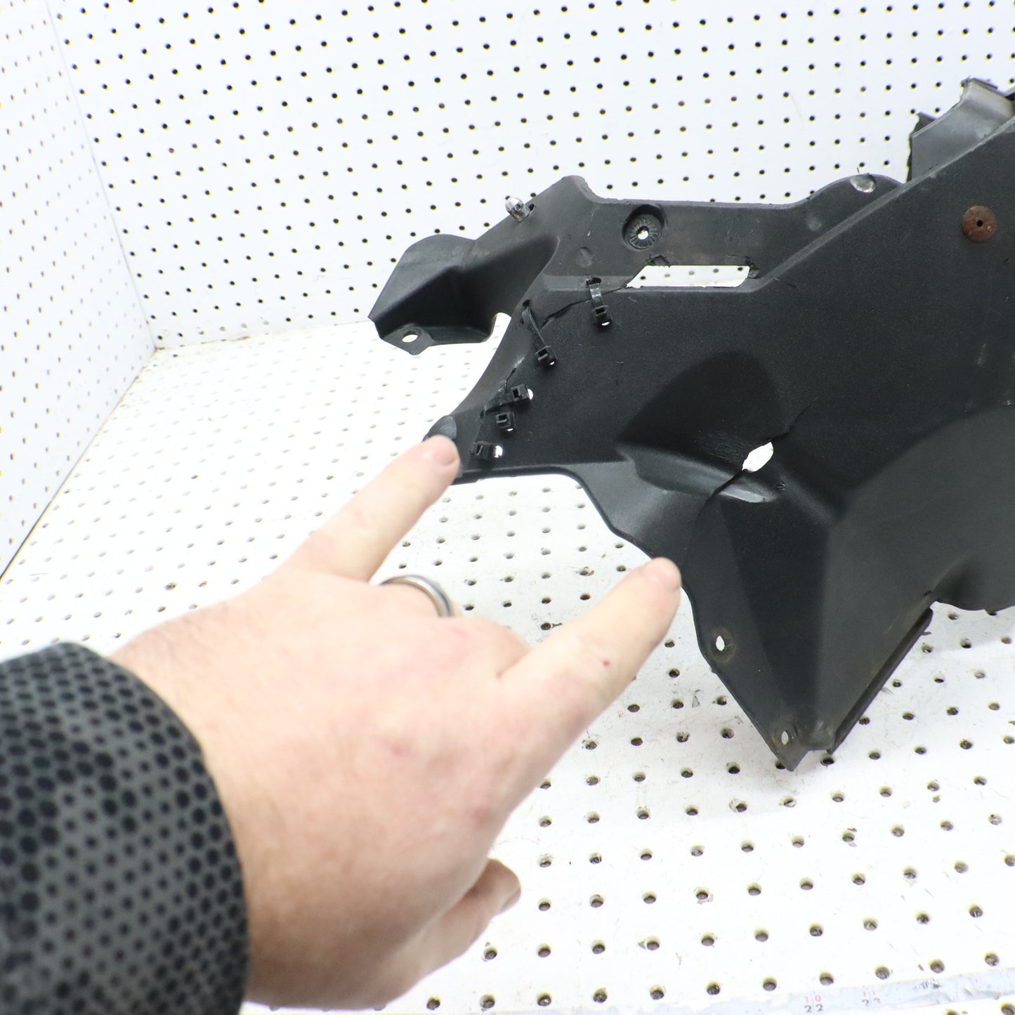 2013 Arctic Cat Procross Xf800 Bellypan Left Fender 3718-789 CRACK