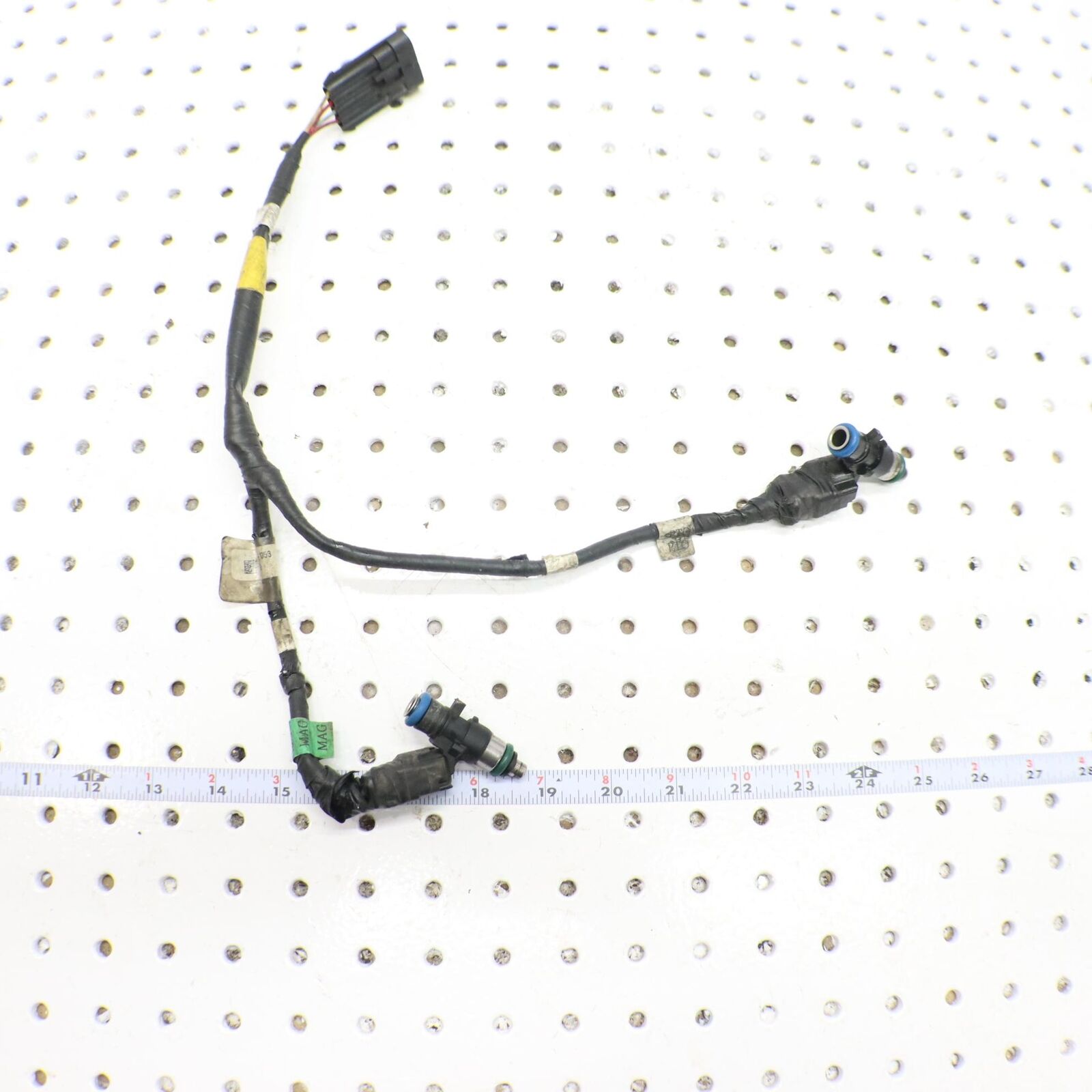 2015 POLARIS PRO RMK 800 FUEL INJECTOR HARNESS, INJECTORS 4014242 4014715 YELLOW