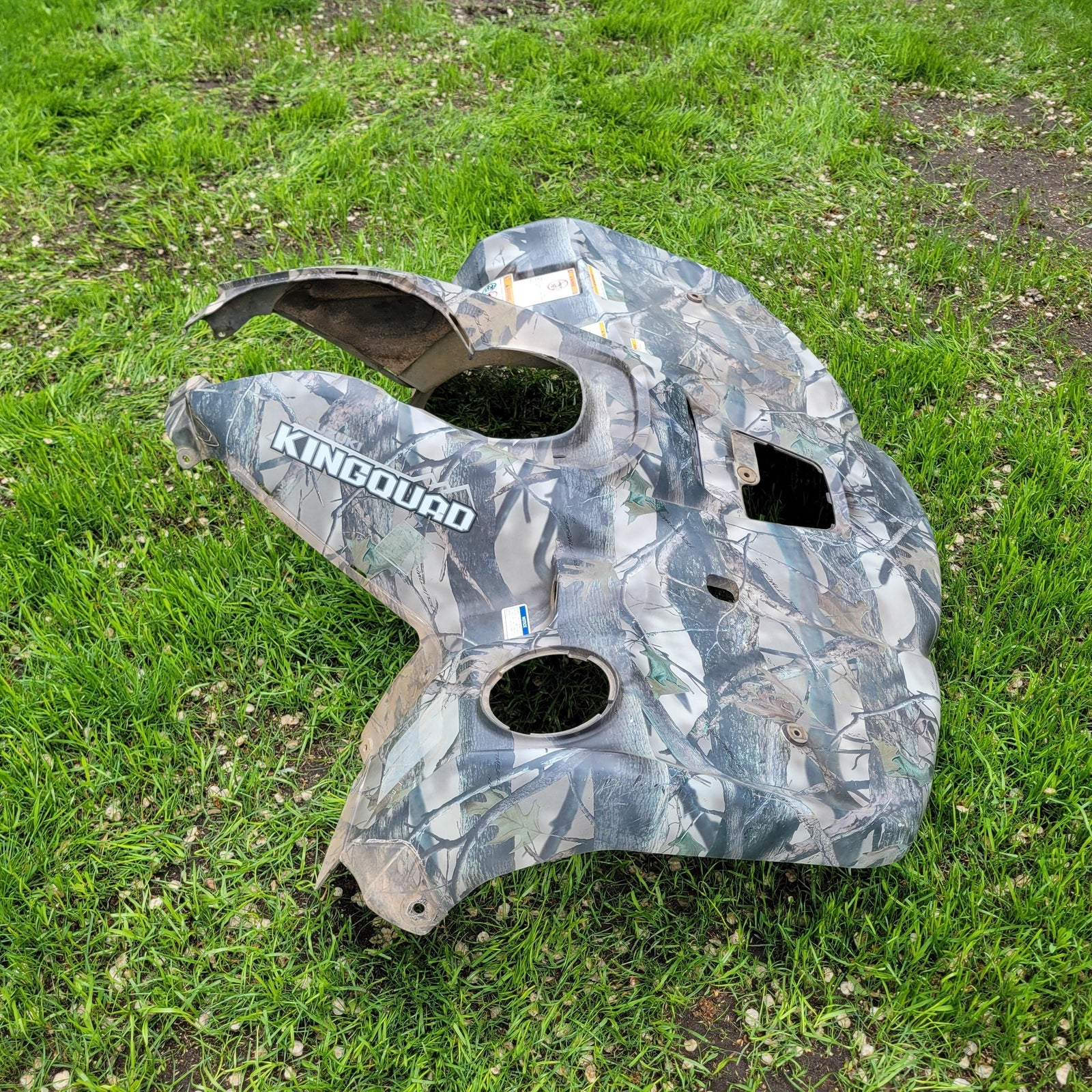 2016 SUZUKI KING QUAD 500 FRONT FENDER CAMO 53111-31GC3-PHW 53111-31G41-PHW