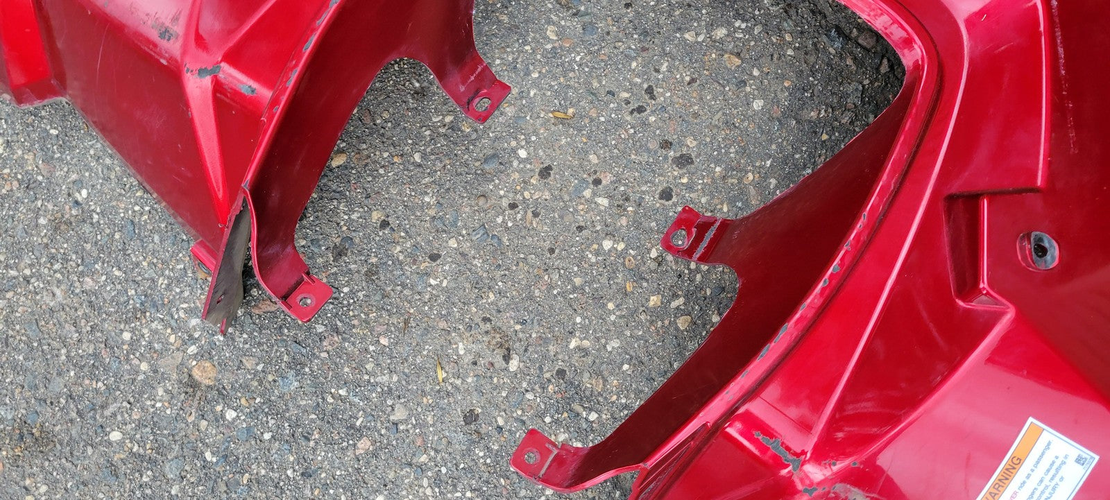 2016 Polaris Sportsman Sp 570 Rear Fender SUNSET RED 2635396-520