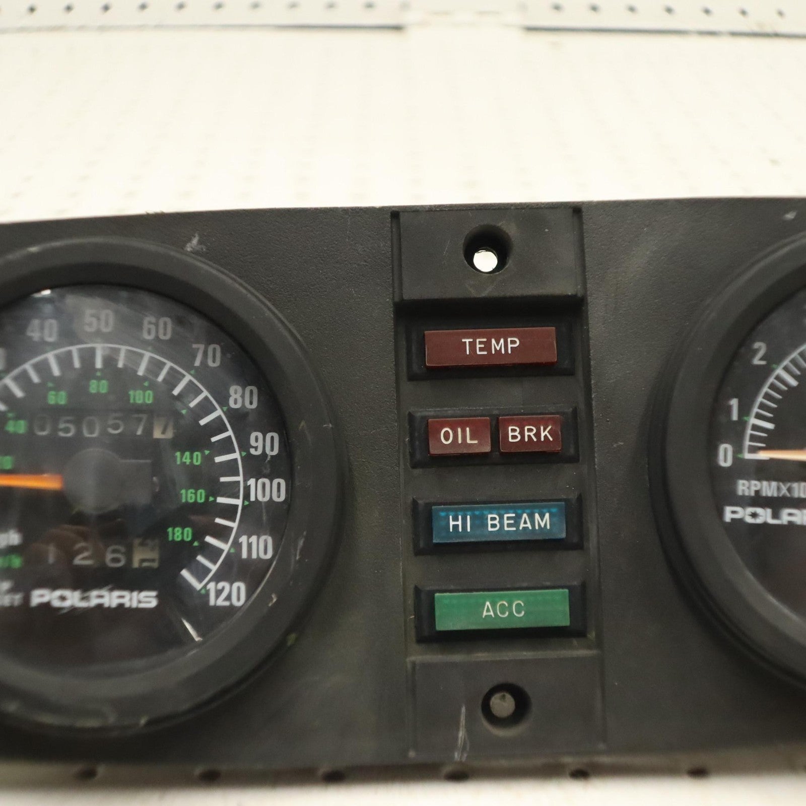 1995 Polaris Xcr 600 Gauge Speedometer Display AND TACH 5430924; 5057 MILES