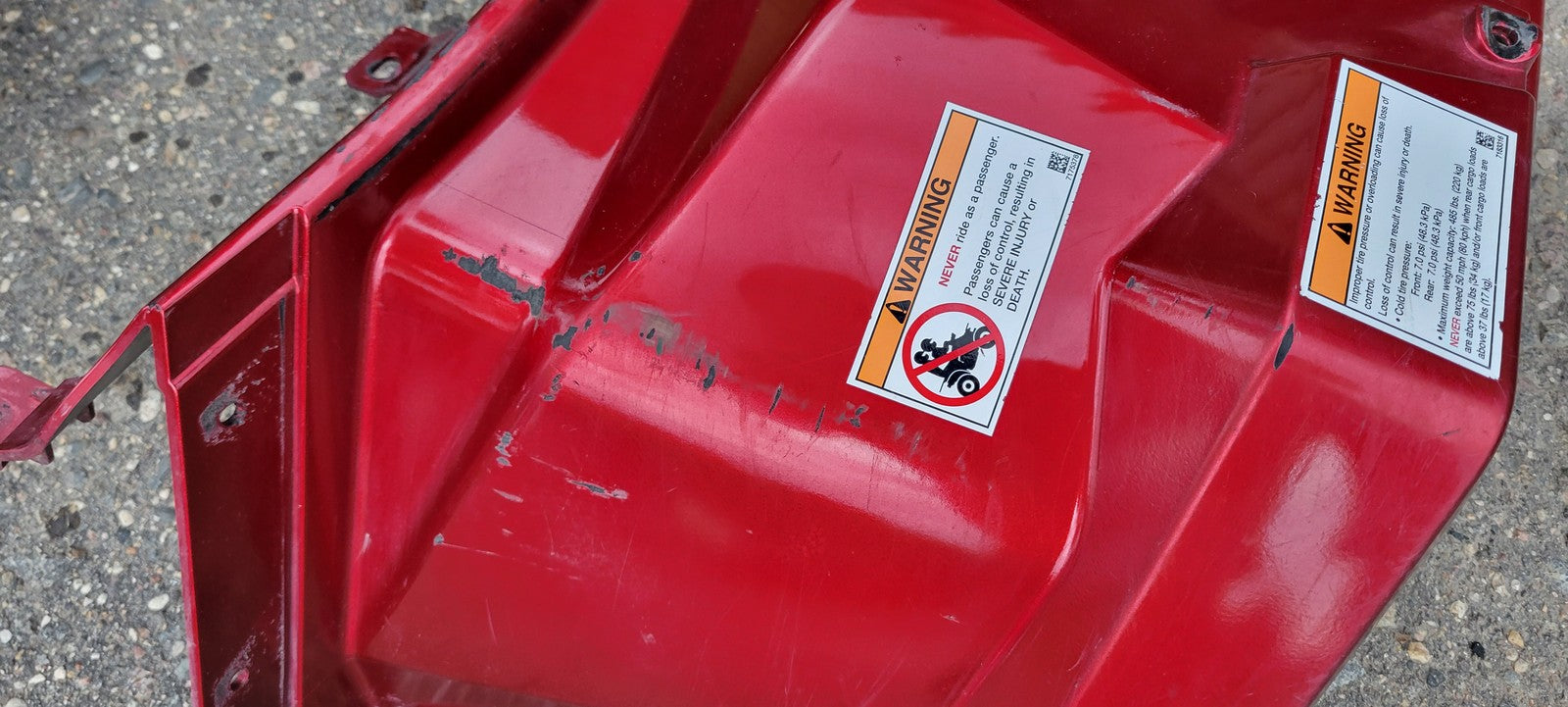 2016 Polaris Sportsman Sp 570 Rear Fender SUNSET RED 2635396-520