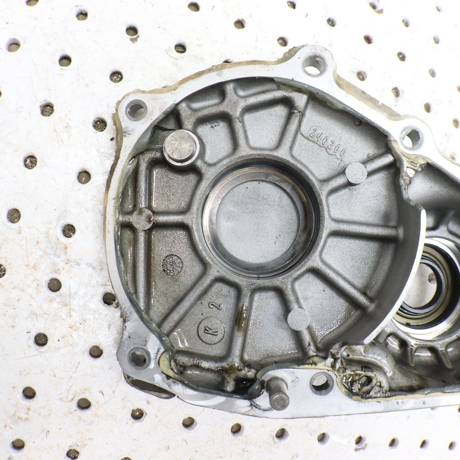 2009 Polaris Sportsman 800 Transmission Gearcase Front Output Cover 3234130