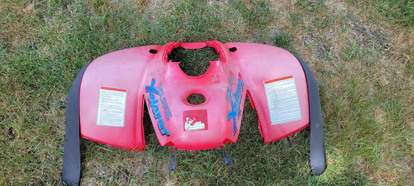 1995 Polaris Xplorer 400 Front Fender 2631739-136 2632303-136 RED