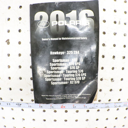 2016 Polaris Sportsman 570 Owners Manual 9926438