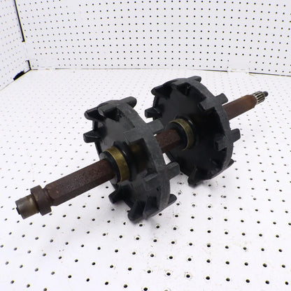 2002 ARCTIC CAT ZL 600 DRIVE COG KOG AXLE SHAFT W SPROCKETS  0728-049 