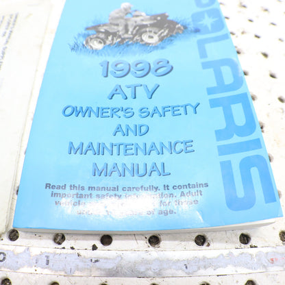 1998 Polaris Xplorer 400l Owners Manual 9914659 