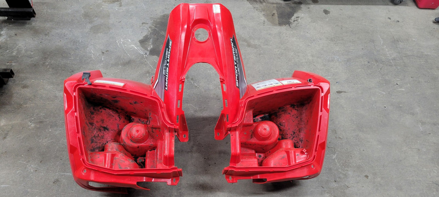 2012 Polaris Sportsman 500 Front Fender 2634162-293 2636420-293 INDY RED