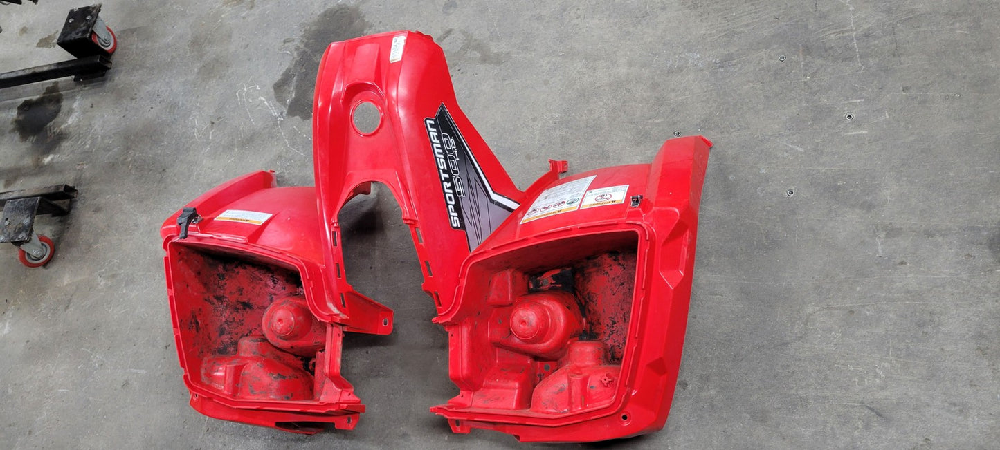 2012 Polaris Sportsman 500 Front Fender 2634162-293 2636420-293 INDY RED