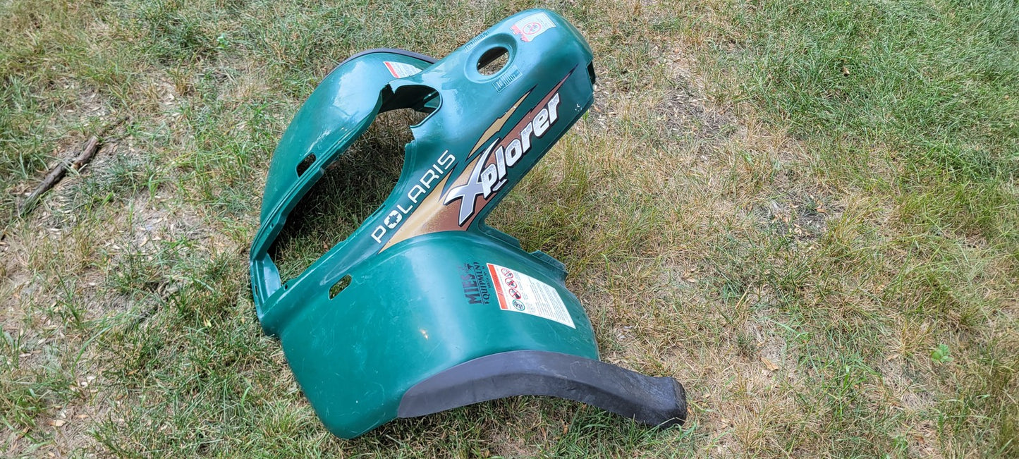 1998 Polaris Xplorer 400l Front Fender 2631928-195 2632303-195