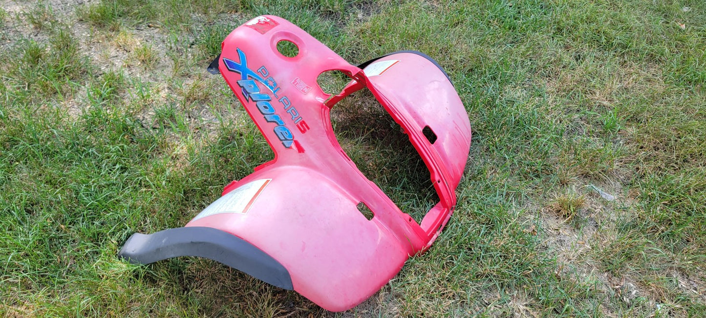 1995 Polaris Xplorer 400 Front Fender 2631739-136 2632303-136 RED