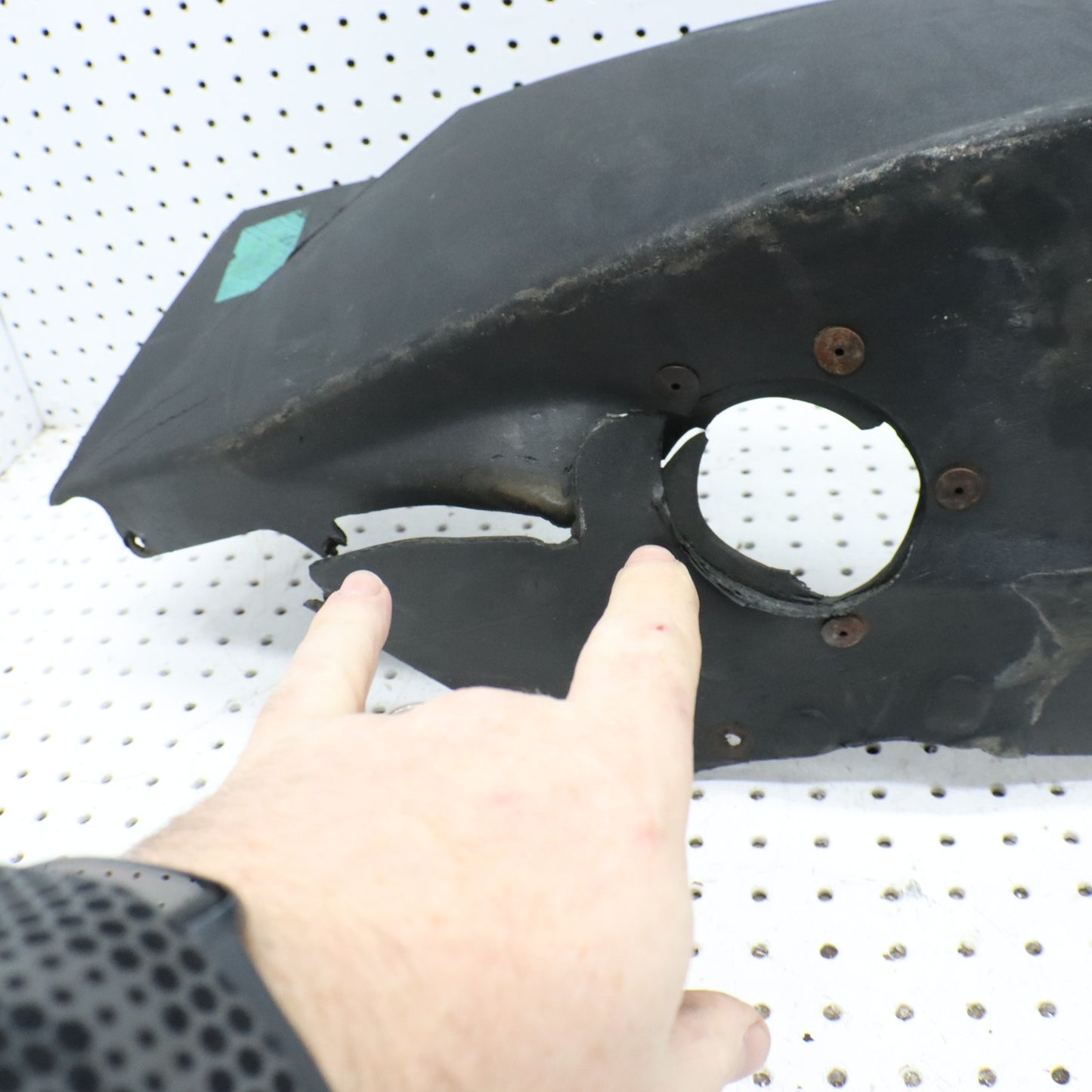 2013 Arctic Cat Procross Xf800 Fender Bellypan Right SKID PLATE  3718-422 CRACK