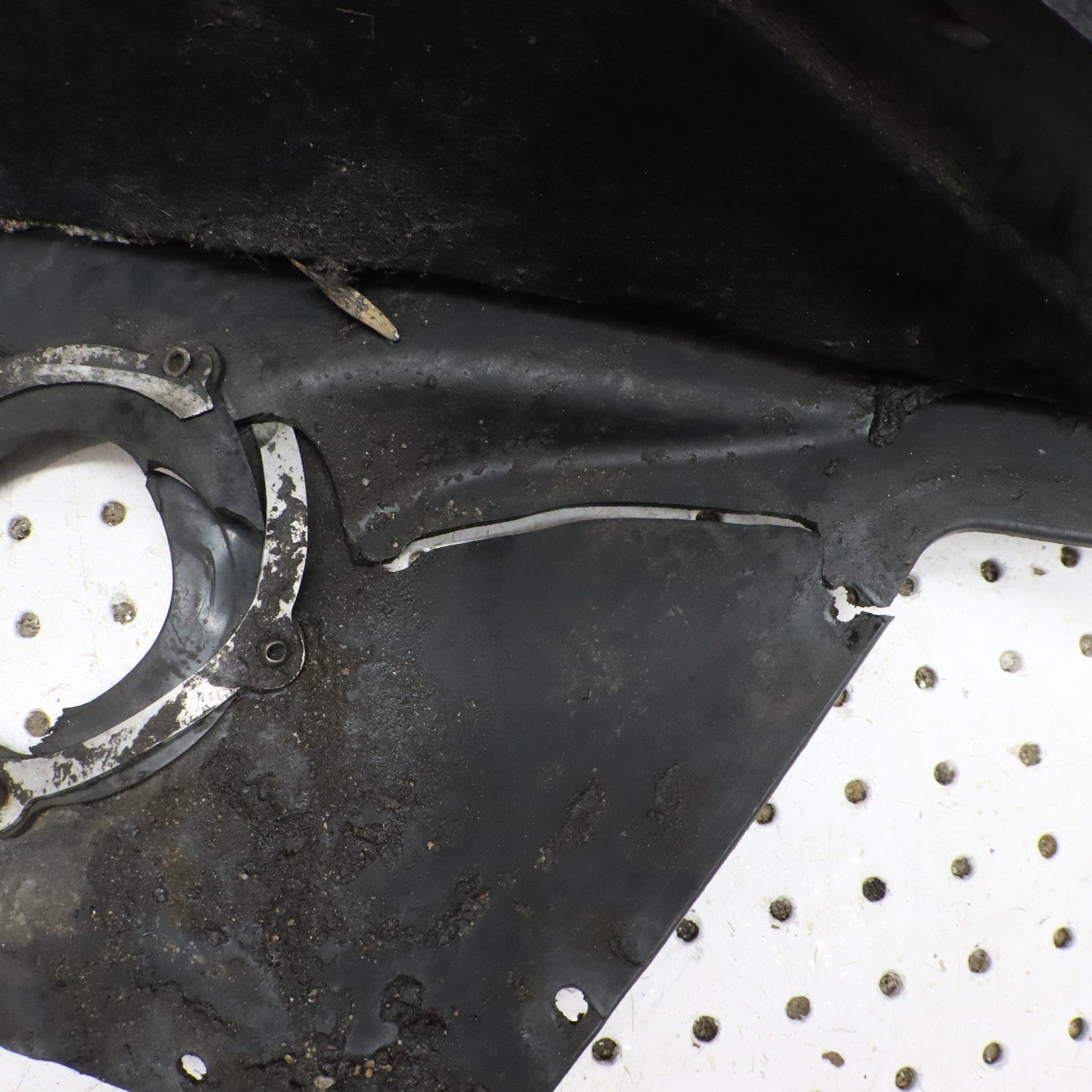 2013 Arctic Cat Procross Xf800 Fender Bellypan Right SKID PLATE  3718-422 CRACK