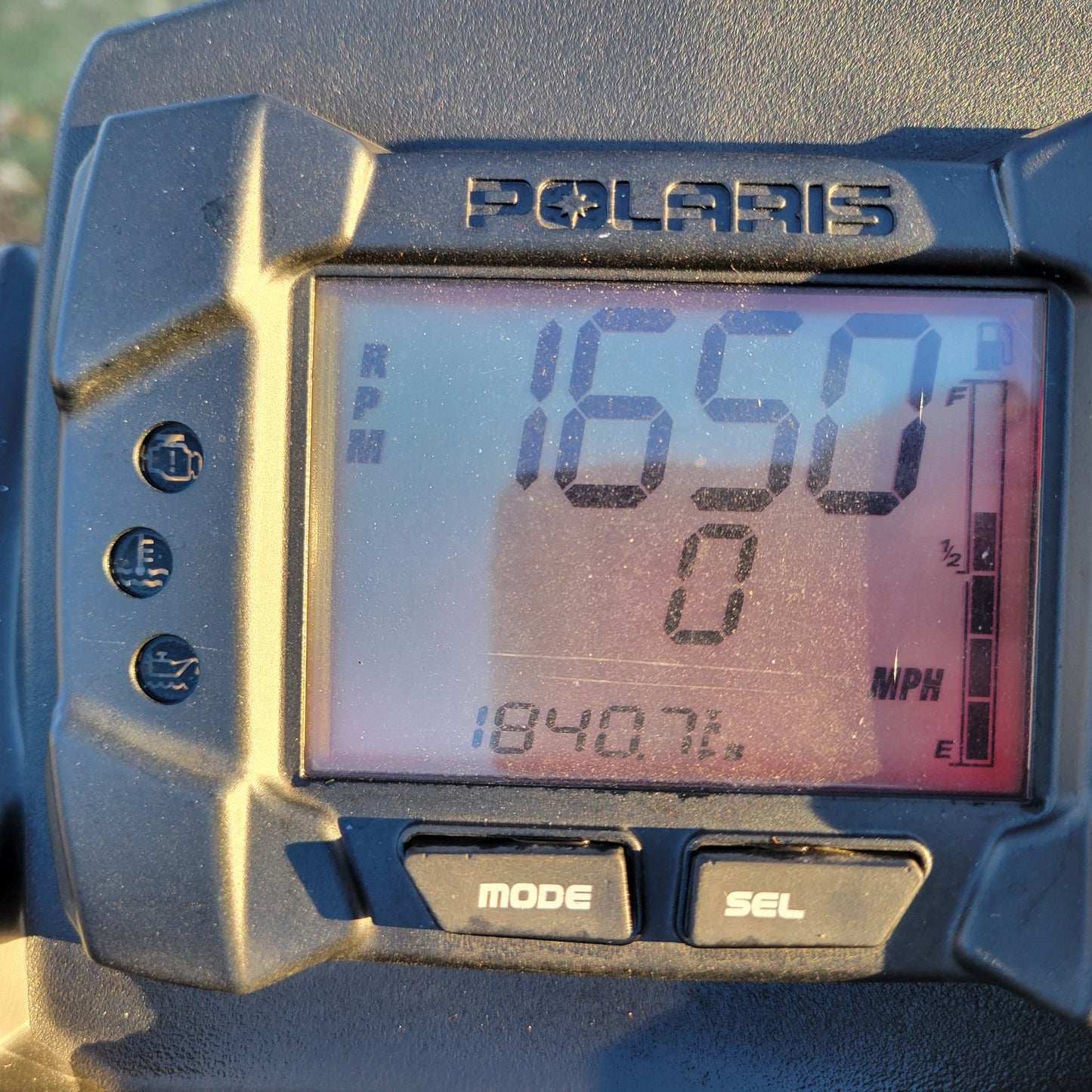 2016 Polaris Rush 800 Gauge Speedometer Display 2412901 148.1 HRS 4624 MIELS