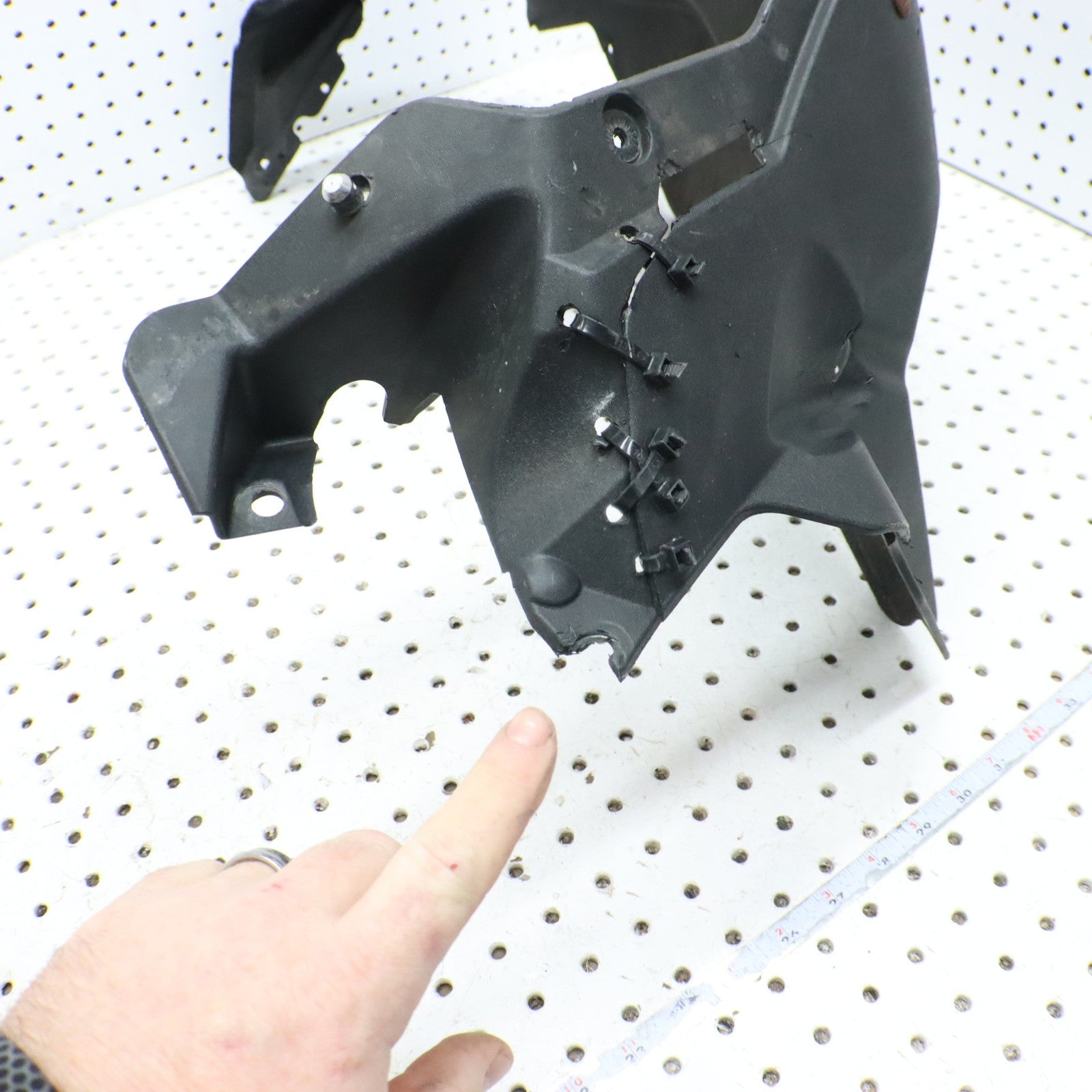 2013 Arctic Cat Procross Xf800 Bellypan Left Fender 3718-789 CRACK