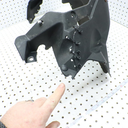 2013 Arctic Cat Procross Xf800 Bellypan Left Fender 3718-789 CRACK